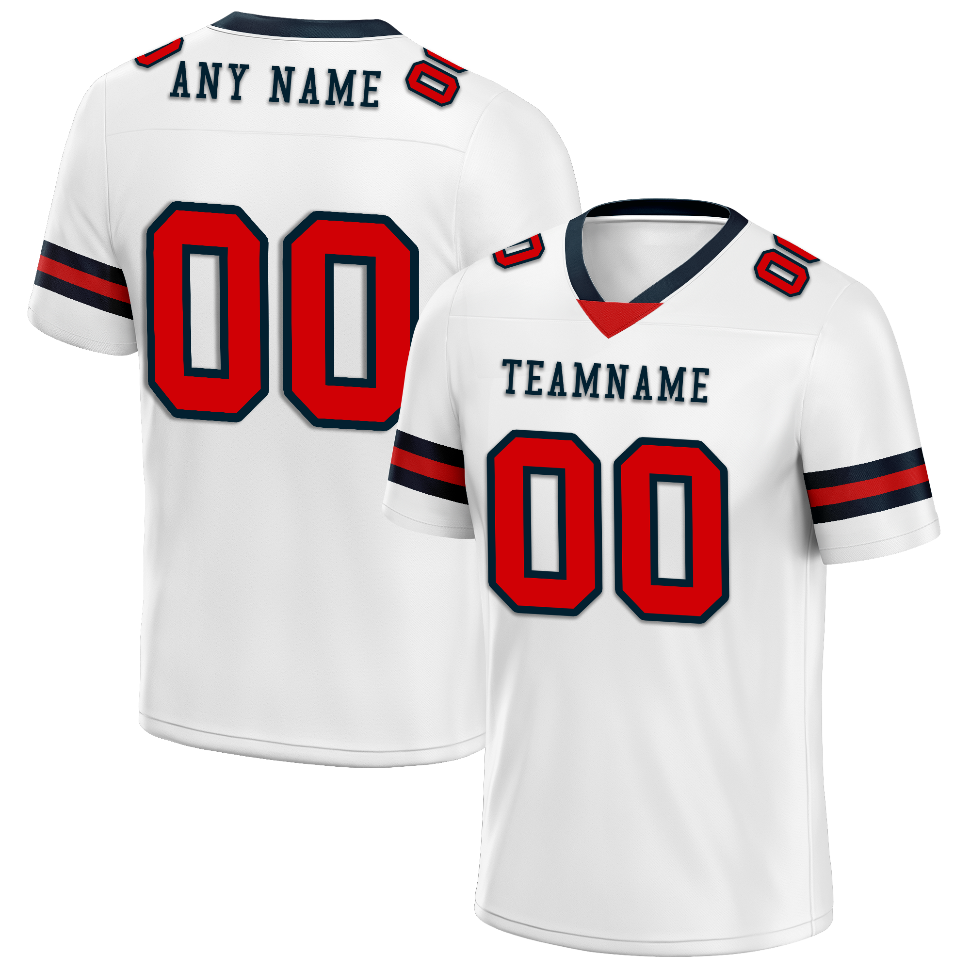 Custom White Classic Style Personalized Authentic Football Jersey FBJ02-bd0a70b7