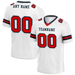 Custom White Classic Style Personalized Authentic Football Jersey FBJ02-bd0a70b7