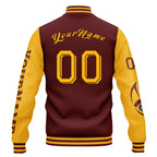 Custom Red Yellow Washington Jacket and Sports Shoes Combo Offer Personalized Combo ZH-D020294-31