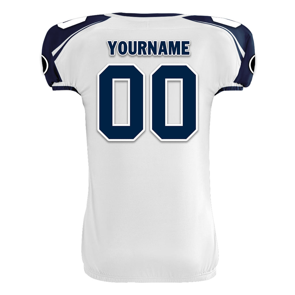 Custom Blue White Washington High-Performance American Football Jersey FBJ06-D023001-27