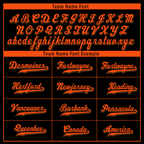 Custom Black Classic Style Orange Personalized Authentic Baseball Jersey BSBJ01-bd0fae7