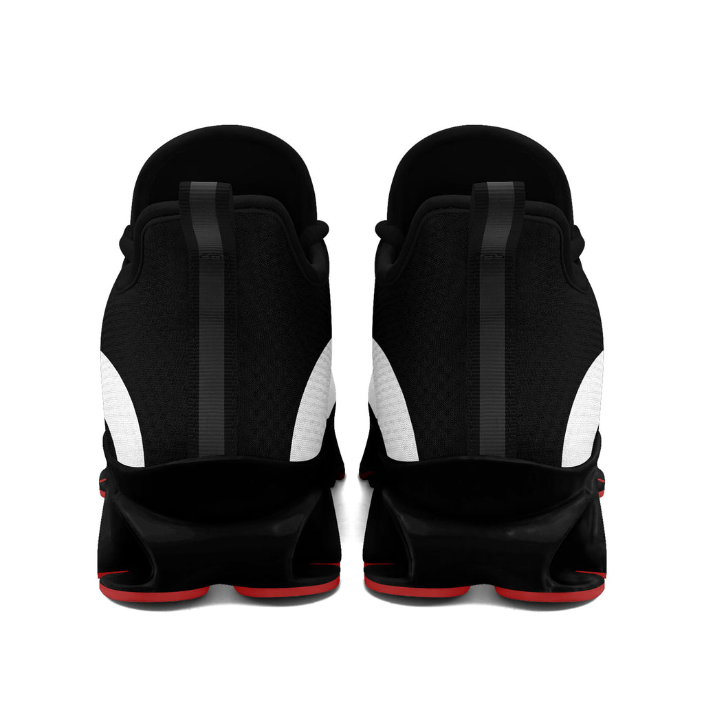 Custom Black White Maxsoul Shoes Personalized Sneaker FN003XD-D020391-15