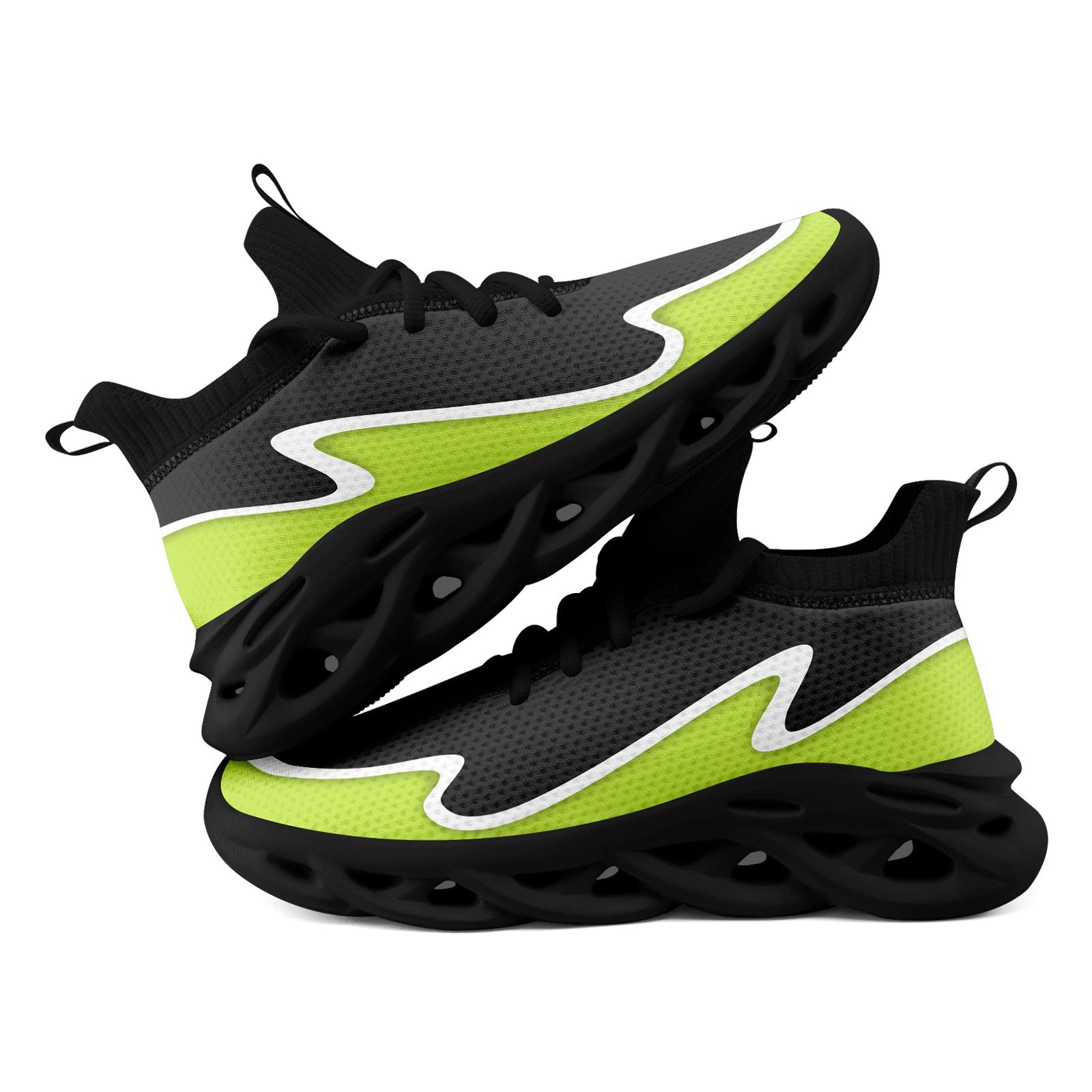 Custom Dark Gray Green Maxsoul Shoes Personalized Sneaker FN030A-E020011-8