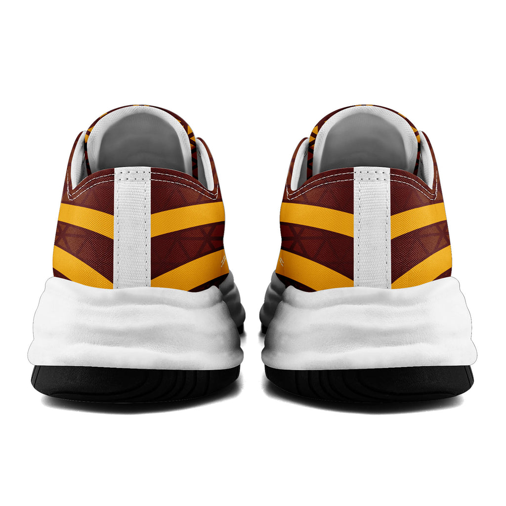 Custom Deep Red White Washington Football Jersey and Sports Shoes Combo Offer Personalized Combo ZH-D023031-31