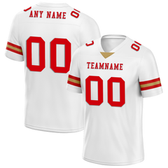 Custom White Classic Style Personalized Authentic Football Jersey FBJ02-bd0a70ac