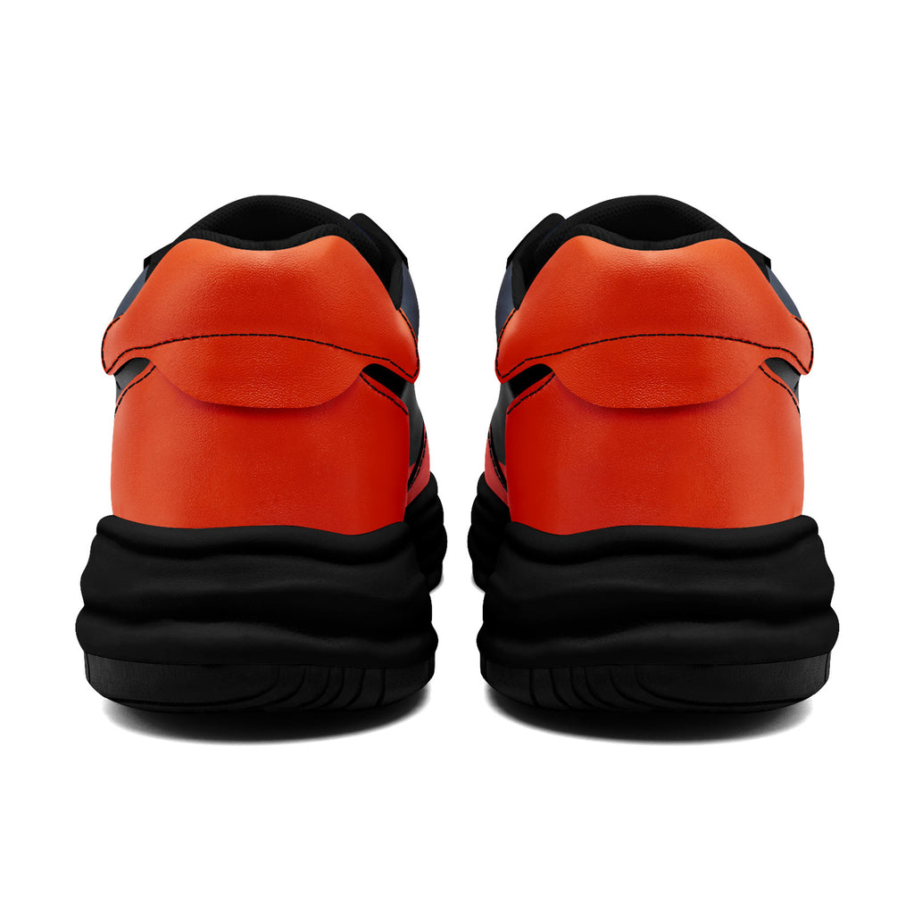 Custom Blue Orange Chicago Shoes Personalized Sneaker FN032-D020389-7