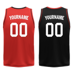 Custom Red Black Classic Style Reversible Basketball Uniform Personalized Ordinary BBJR-D017042