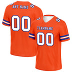 Custom Orange Denver Personalized Authentic Football Jersey FBJ02-E0601-14