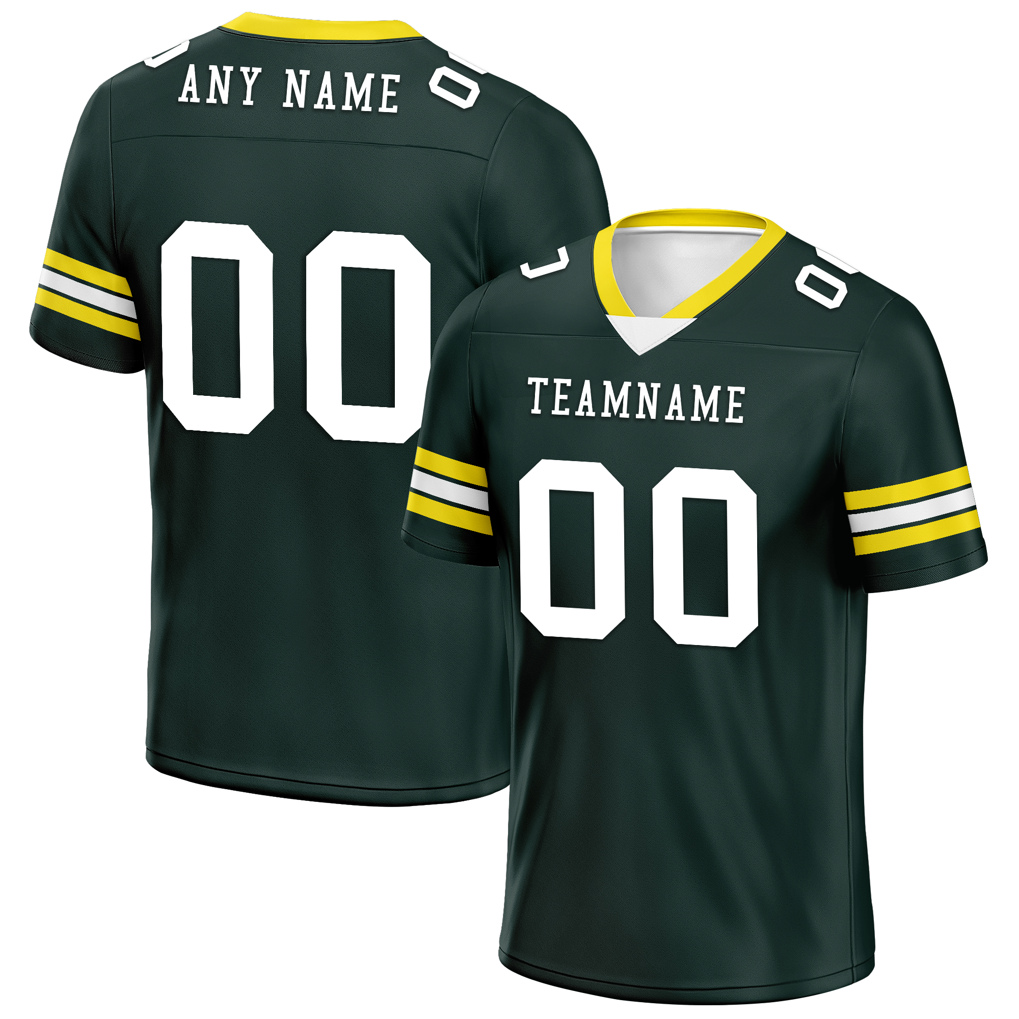 Custom Green Classic Style Personalized Authentic Football Jersey FBJ02-bd0a7007