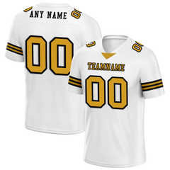 Custom White Classic Style Personalized Authentic Football Jersey FBJ02-bd0a70a0