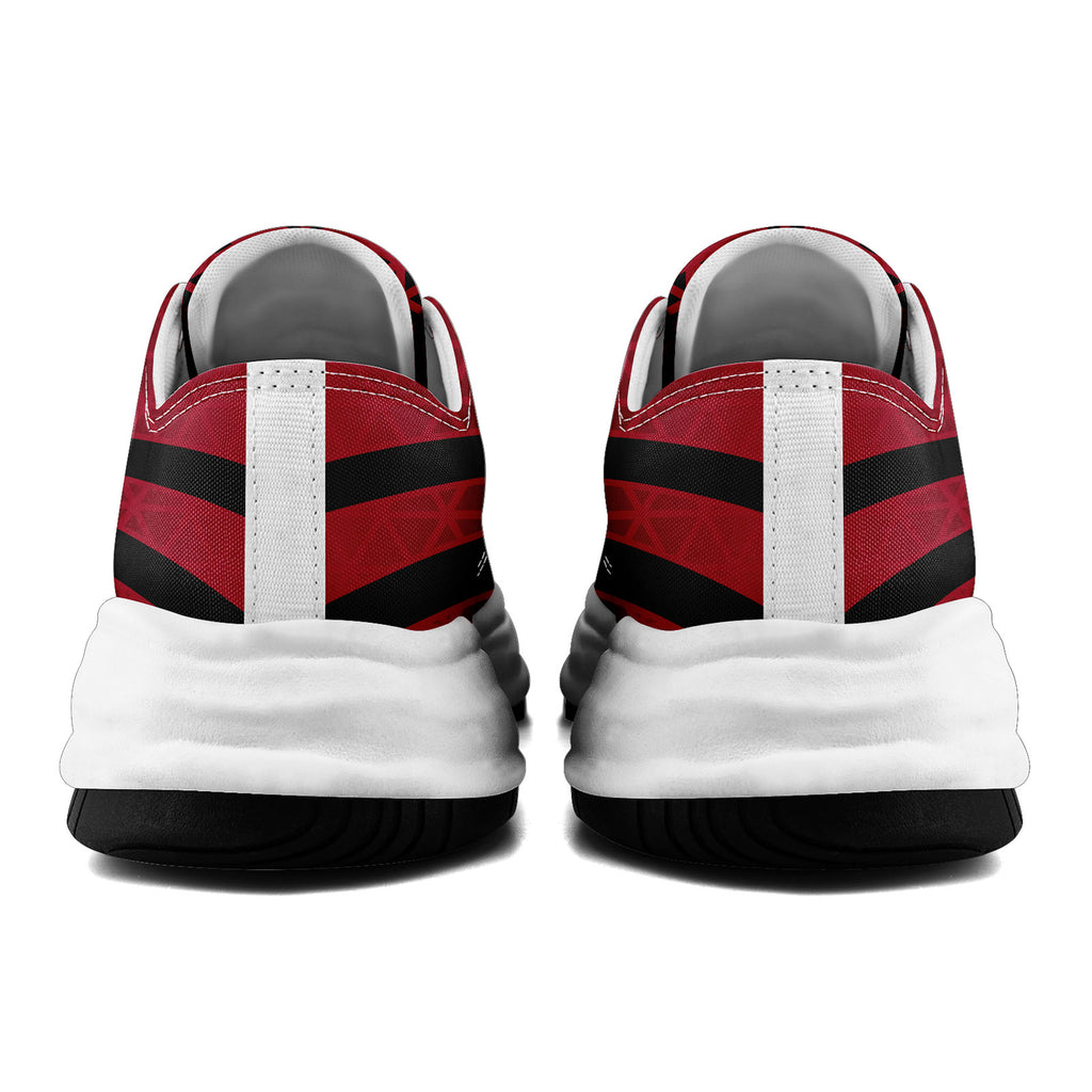 Custom Red Black Georgia Football Jersey and Sports Shoes Combo Offer Personalized Combo ZH-D023031-3