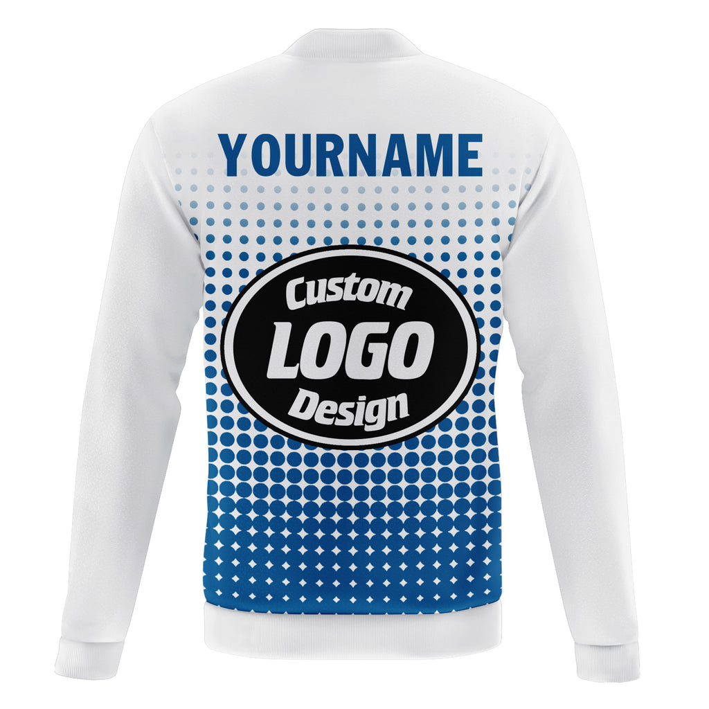 Custom Jacket Bomber Full-Snap Varsity Letterman Personalized Jacket PR092-D020346-7