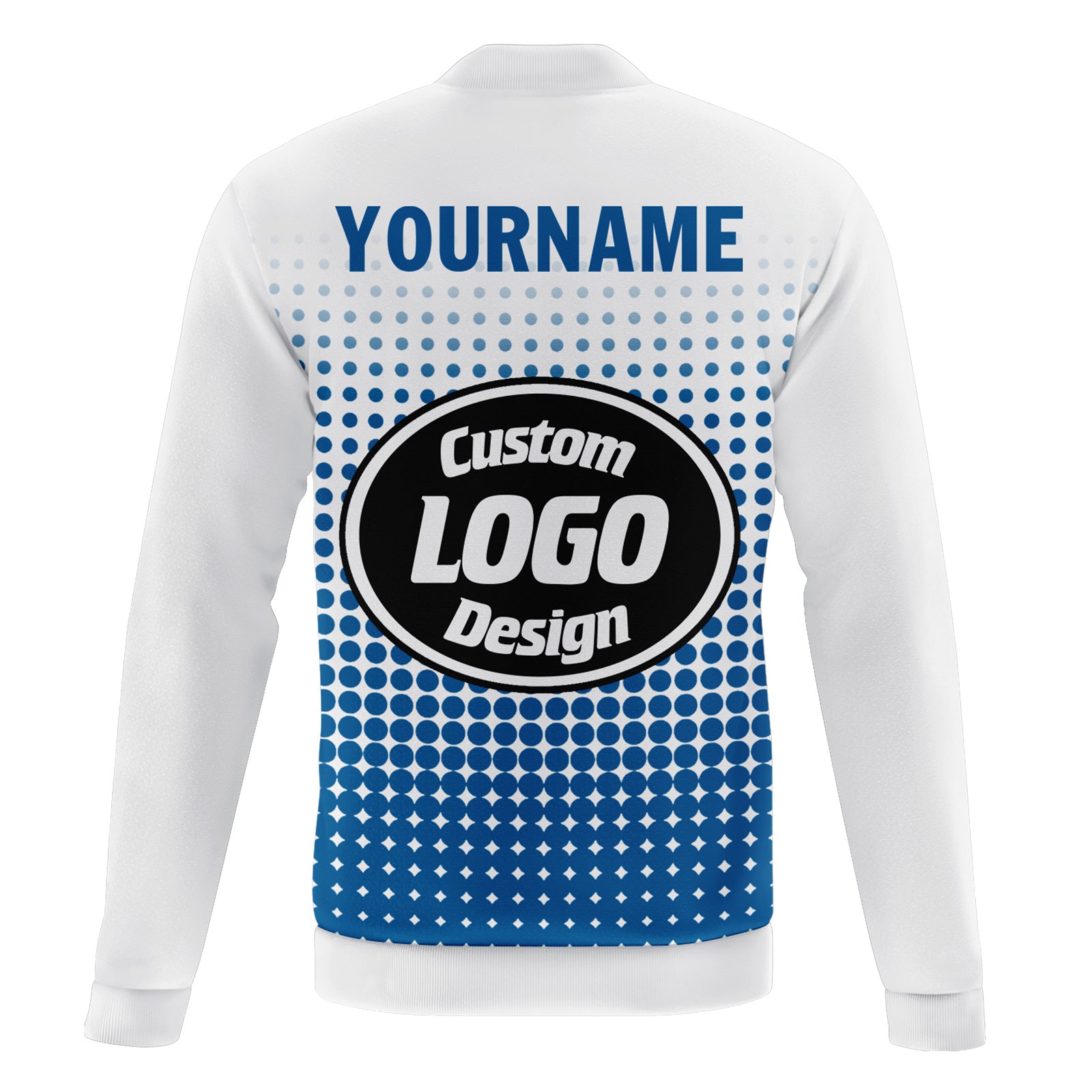 Custom Jacket Bomber Full-Snap Varsity Letterman Personalized Jacket PR092-D020346-7