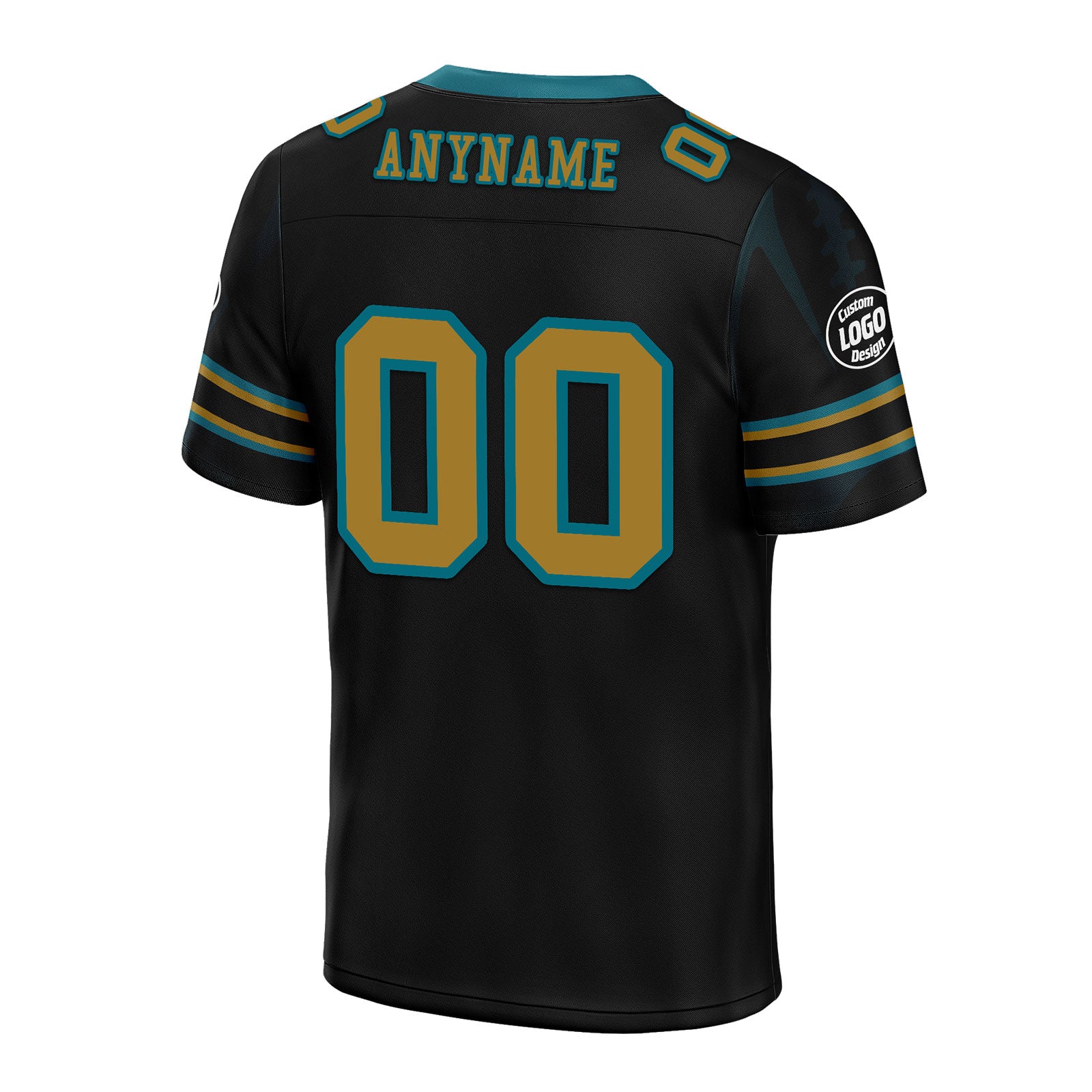 Custom Black Jacksonville Football Jersey and Sports Shoes Combo Offer Personalized Combo ZH-D025008-17