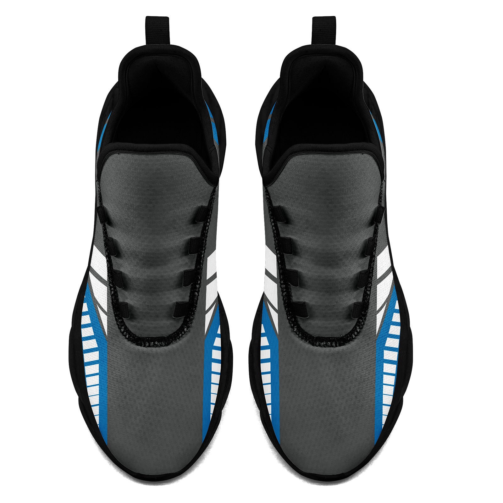 Custom Gray Blue Detroit Maxsoul Shoes Personalized Sneaker FN003-D020325-11