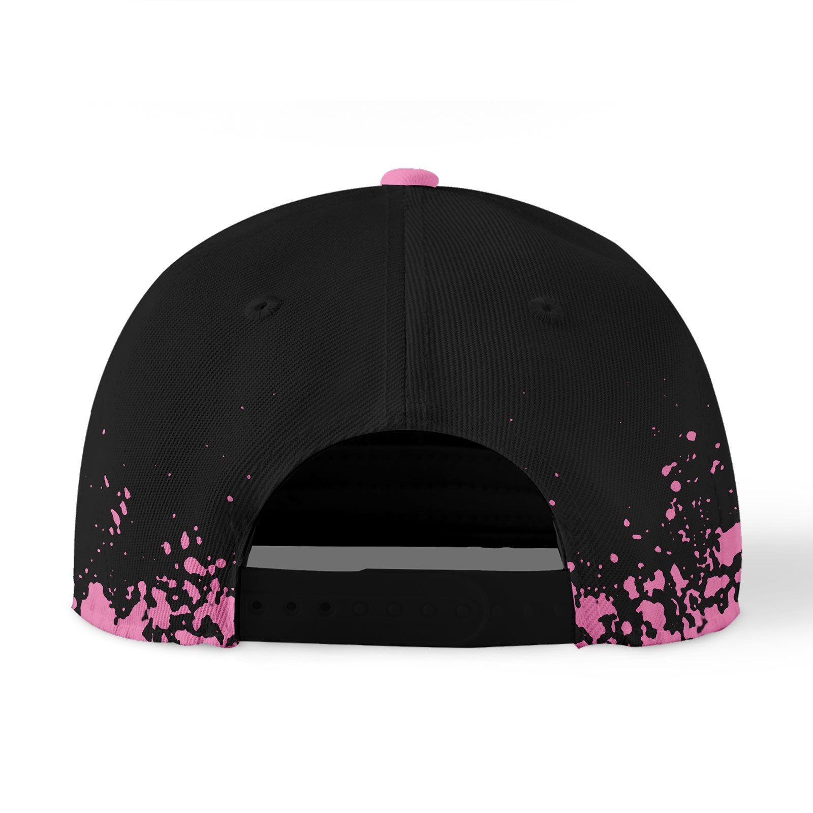 Custom Black Pink Hat Sport Design Cap Stitched Adjustable Personalized YW061-D020231-5