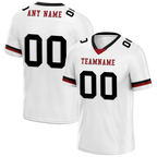 Custom White Black Classic Style Personalized Authentic Football Jersey FBJ02-bd0a700b