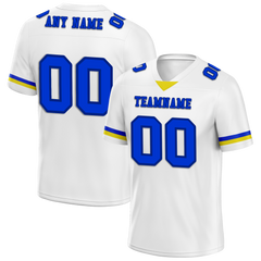 Custom White Classic Style Personalized Authentic Football Jersey FBJ02-bd0a7008