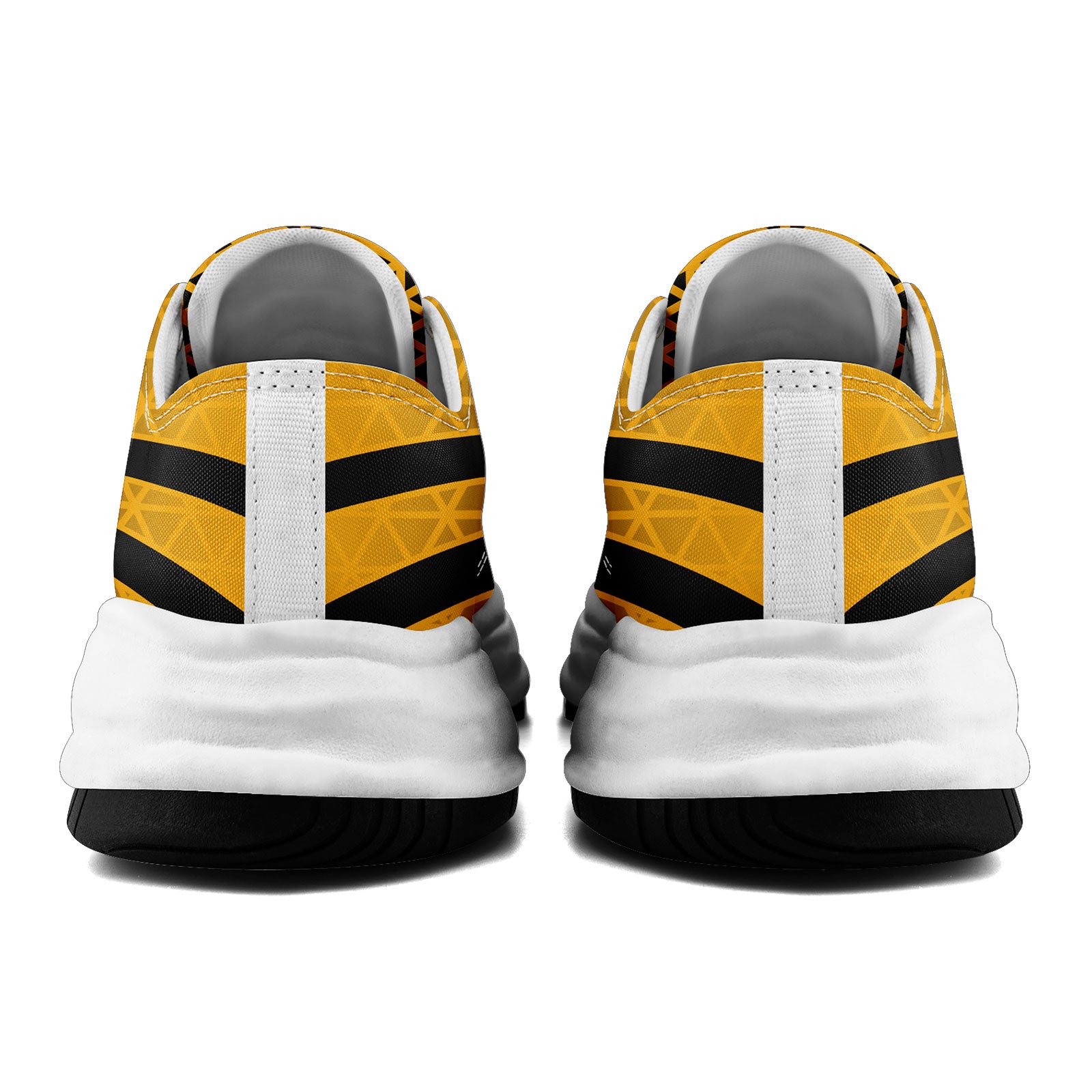 Custom Yellow Black Pennsylvania Football Jersey and Sports Shoes Combo Offer Personalized Combo ZH-D023031-30