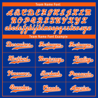 Custom Blue Classic Style Orange Personalized Authentic Baseball Jersey BSBJ01-bd0fa08