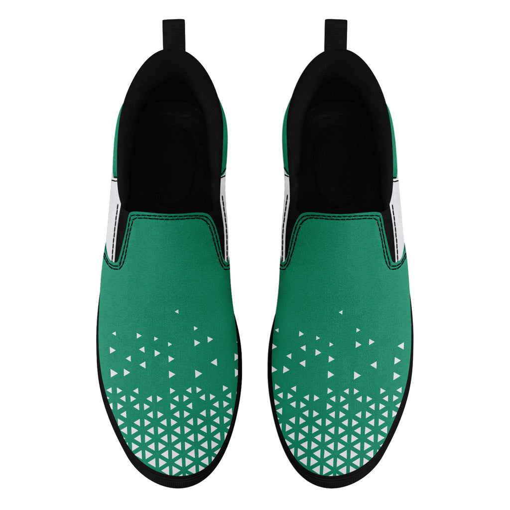 Custom Canvas Sneakers Personalized Slip On Shoes FN071-E023042-10