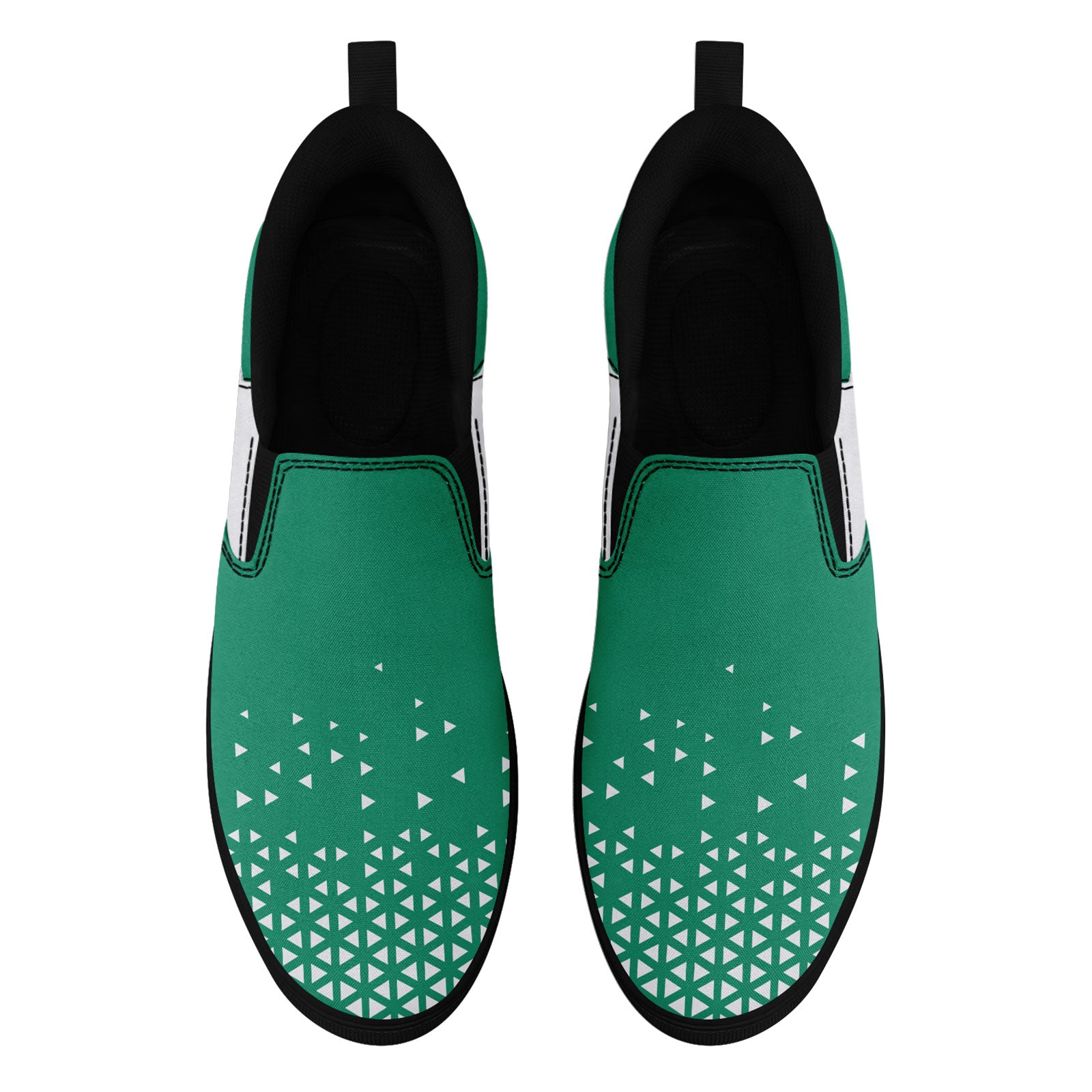 Custom Canvas Sneakers Personalized Slip On Shoes FN071-E023042-10