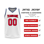 Custom White Bronze Washington City Edition Personalized Reversible Basketball Set Sports Basketball Jersey BBJ01R-D0610-30