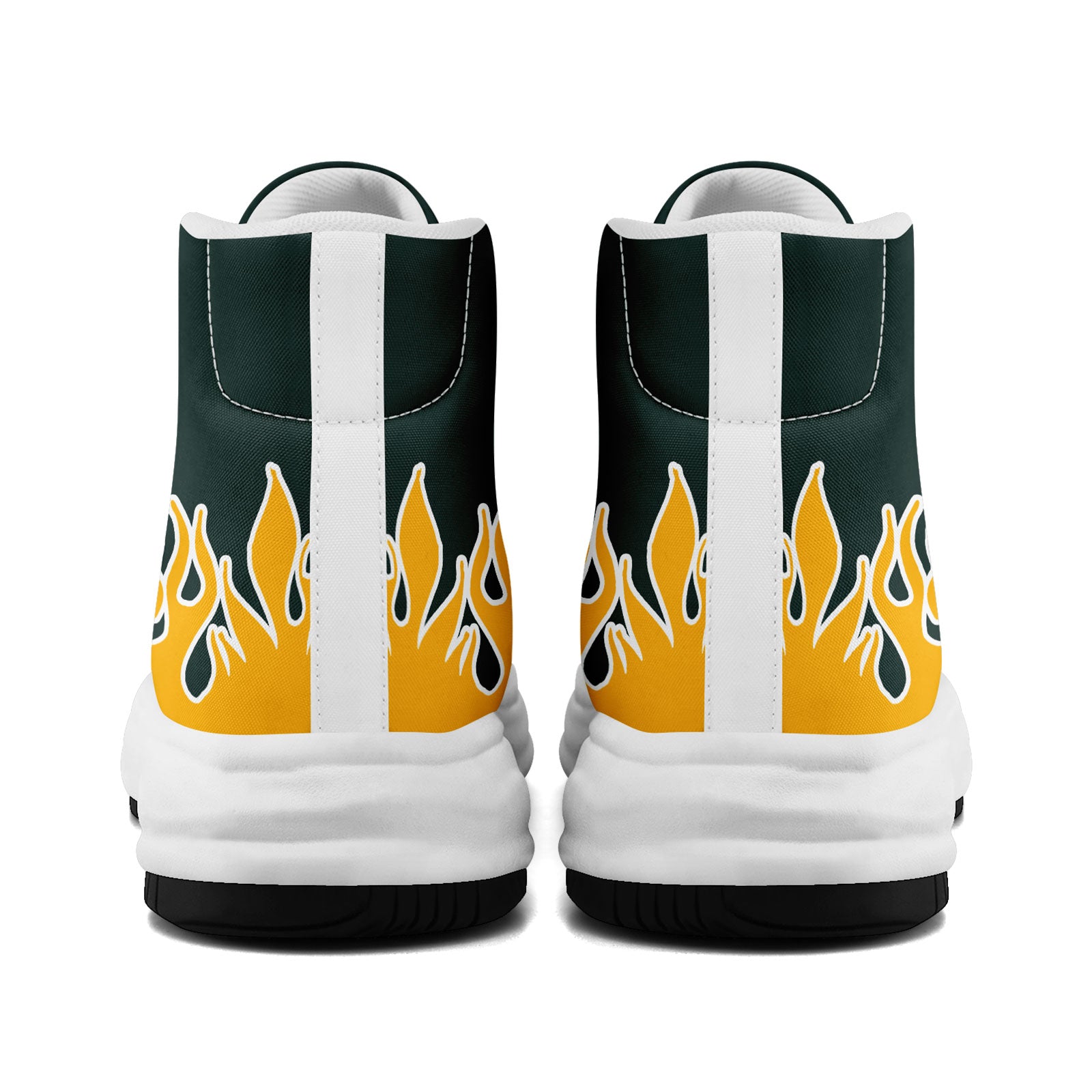 Custom Green Yellow Green Bay Firesoul Shoes Personalized Sneaker FN039-D020272-13
