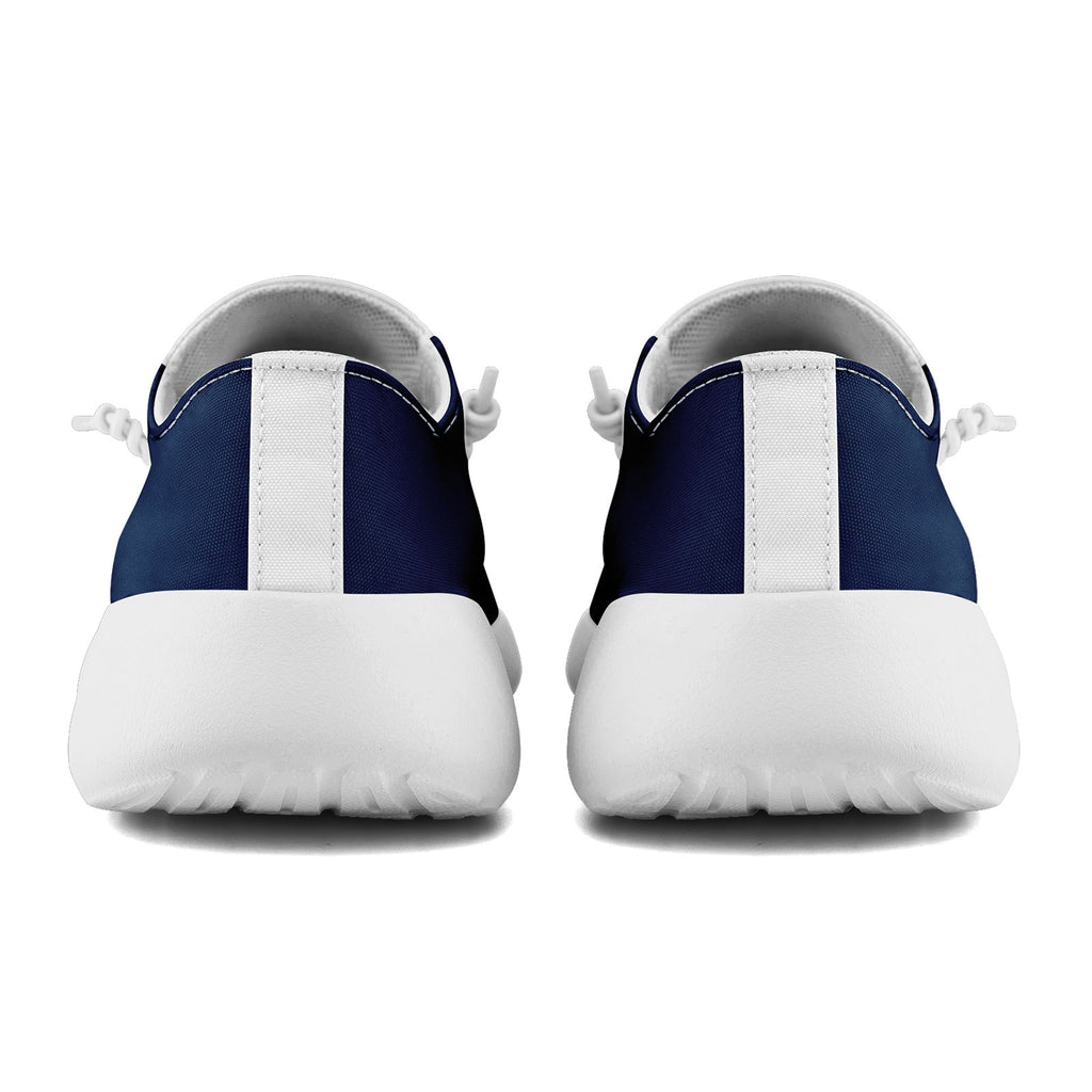 Custom White Orange Blue Denver Jacket and Sports Shoes Combo Offer Personalized Combo ZH-D020294-10