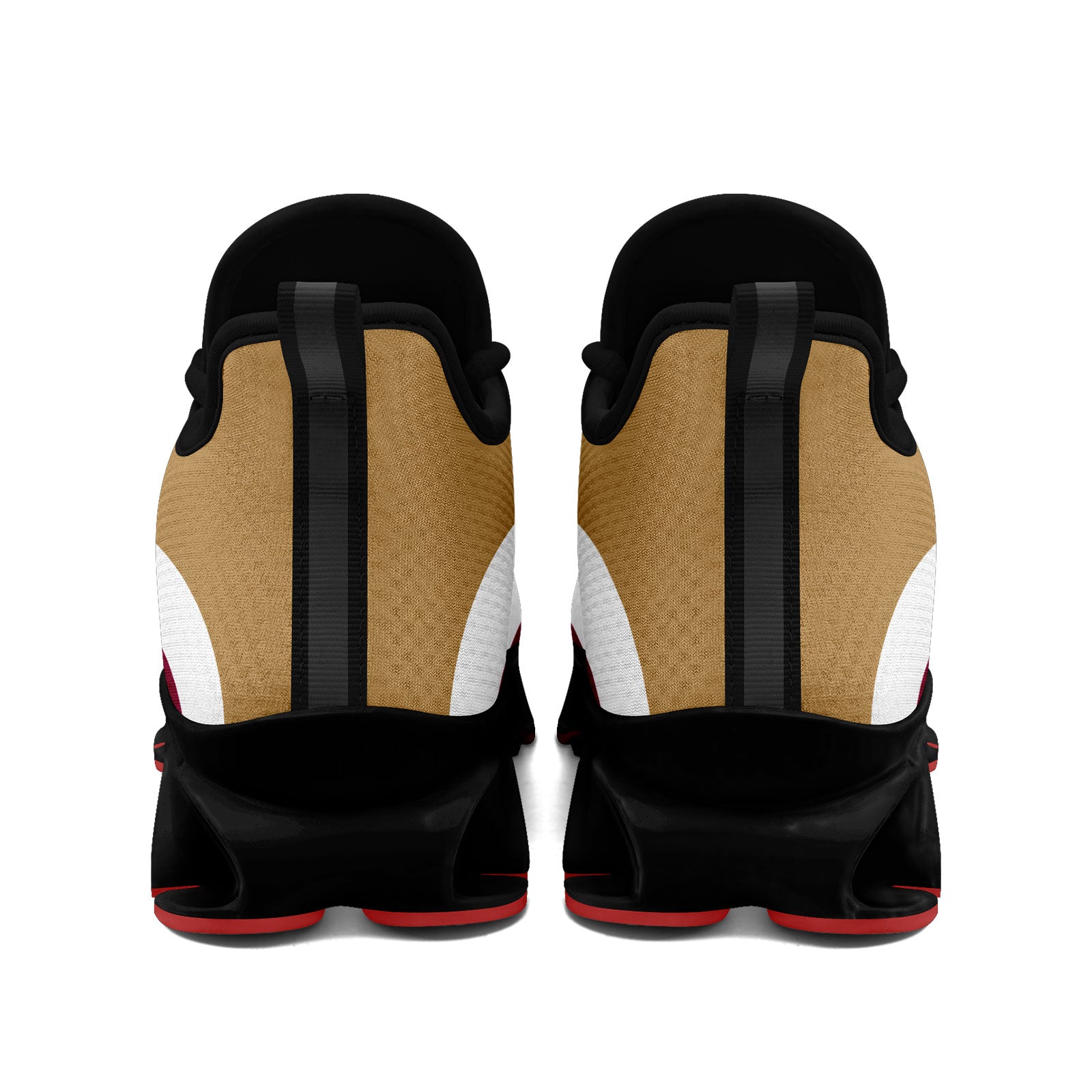 Custom Red Gold Maxsoul Shoes Personalized Sneaker FN003XD-D020391-16