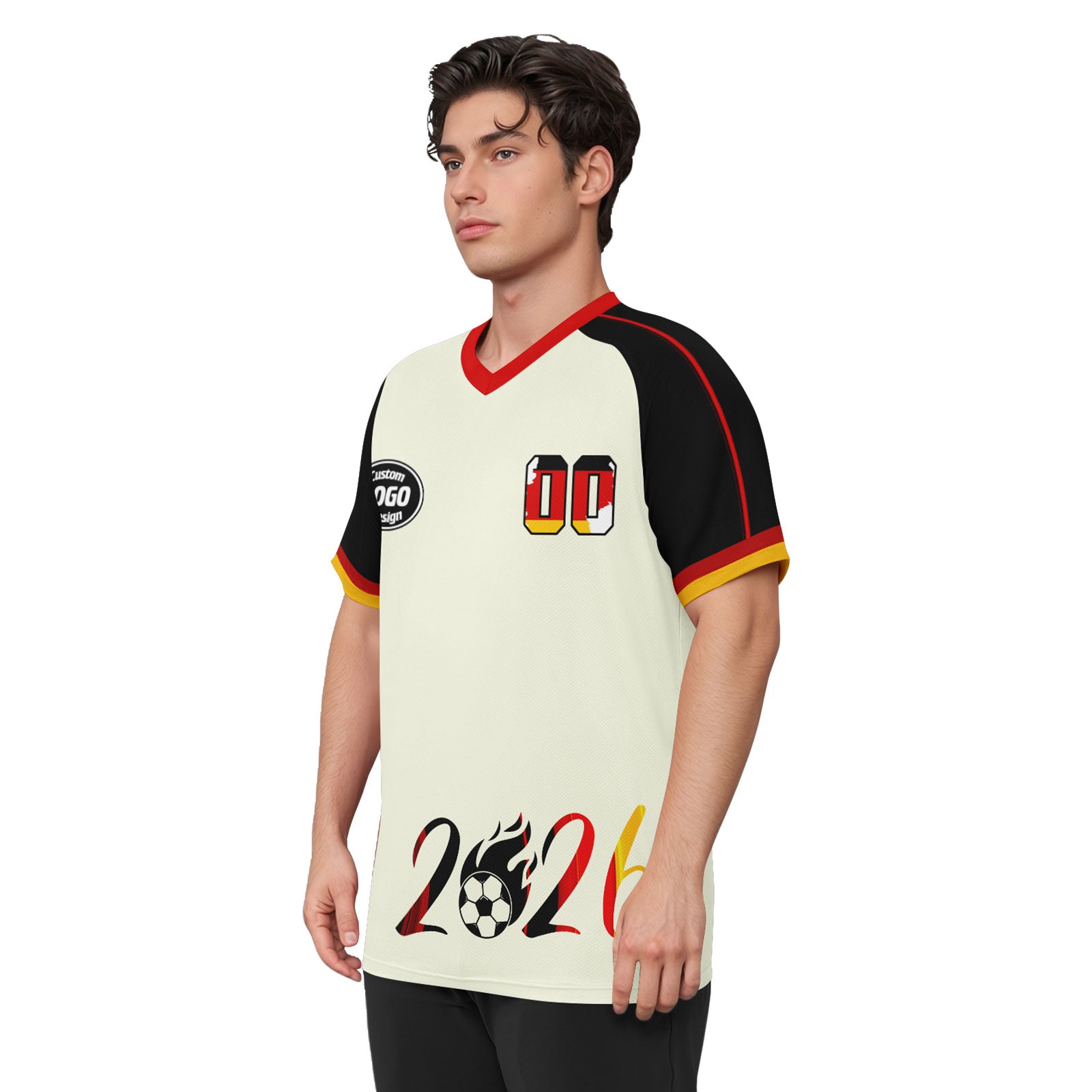 Custom Germany 2026 World Cup Football Shirt Customized Soccer Jersey for Fans Add Your Name & Number FZ190-F025070-10