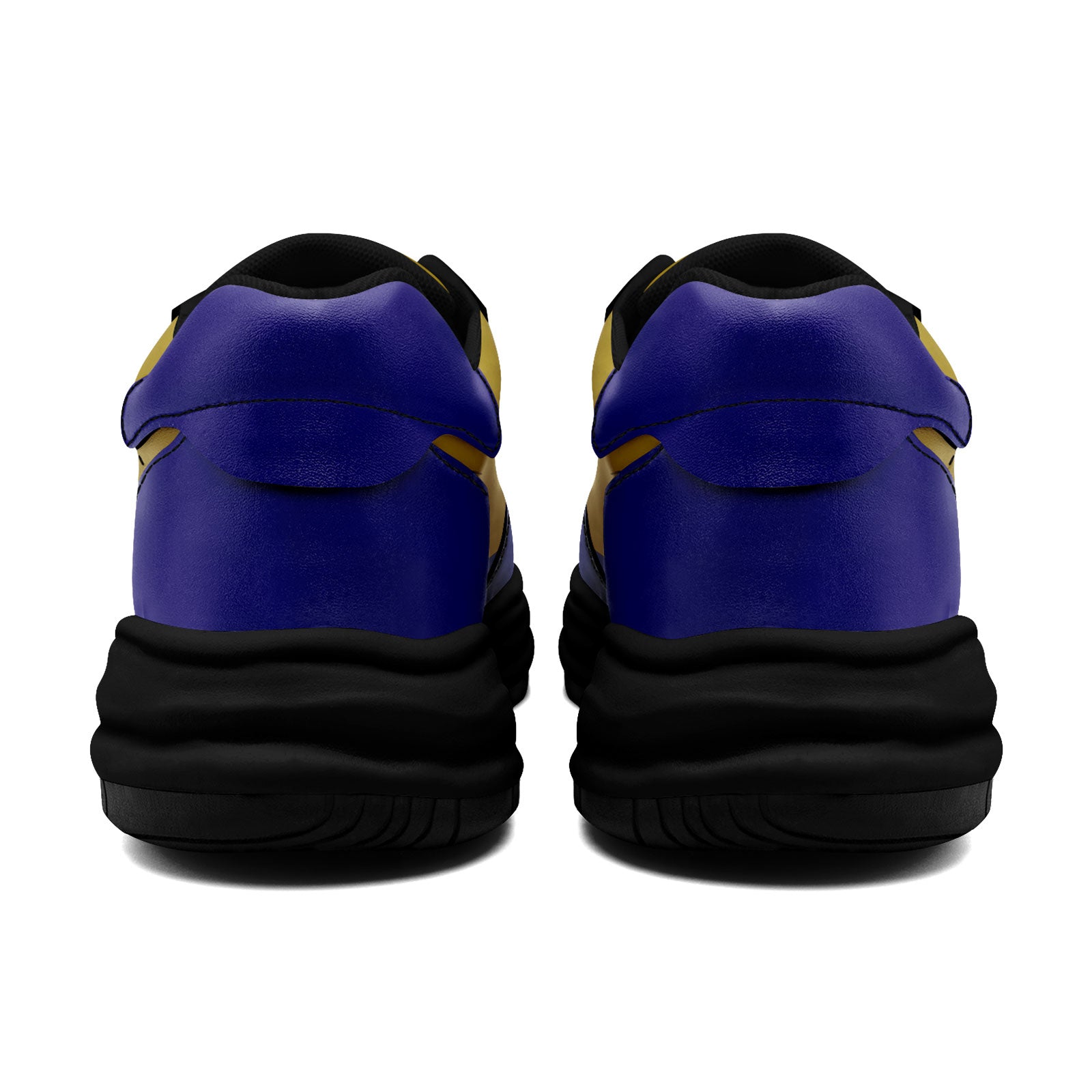 Custom Purple Yellow Baltimore Shoes Personalized Sneaker FN032-D020389-2