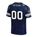 Custom Blue Dallas Personalized Authentic Football Jersey FBJ02-D025033-8