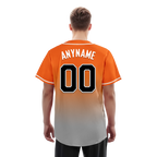 Custom Orange Grey Fade Fashion Personalized Authentic Baseball Jersey BSBJ01-D0a70ec