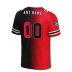 Custom Dark Gray Red Texas Personalized Authentic Football Jersey FBJ02-D028017-22