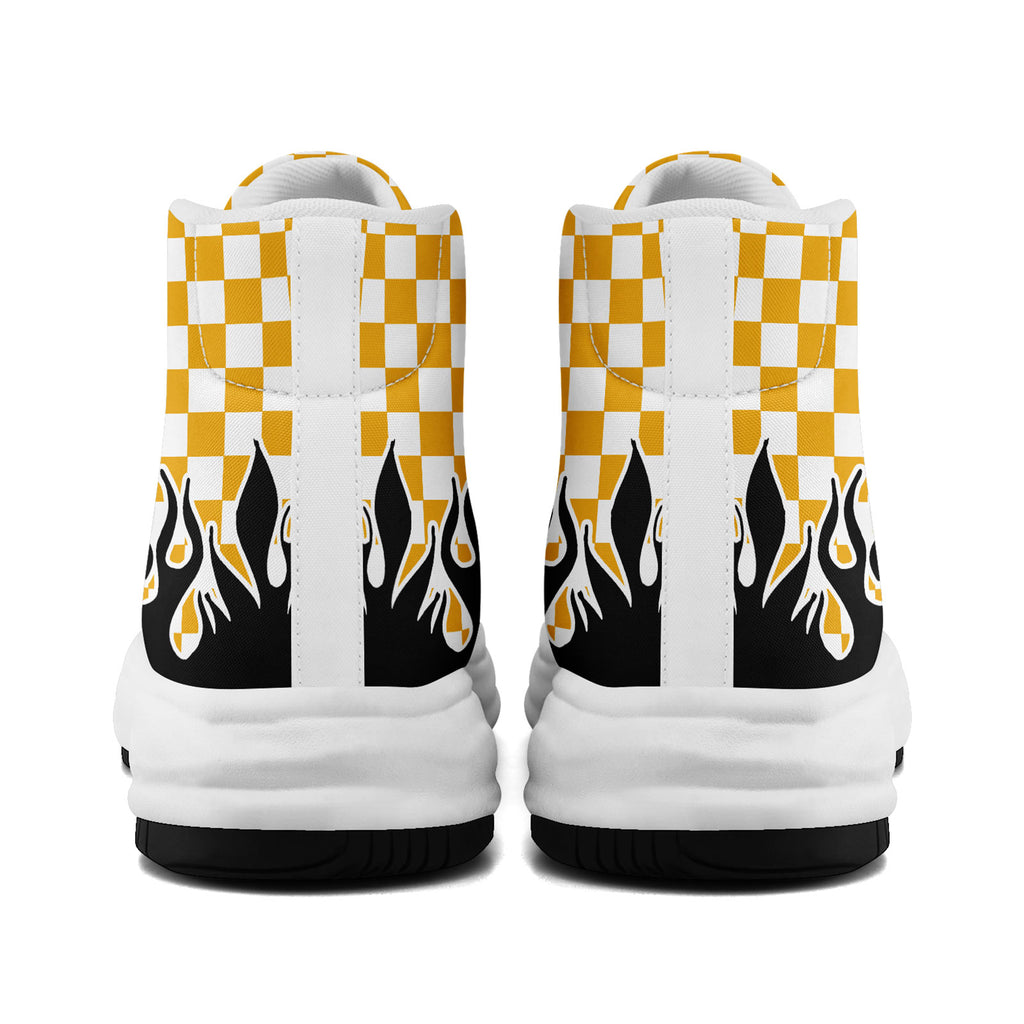Custom Yellow Black Pittsburgh Football Jersey and Firesoul Sports Shoes Combo Offer Personalized Combo ZH-D020273-30