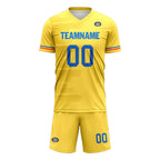Custom Yellow Soccer Sets Jersey Personalized SCJ101-D28016