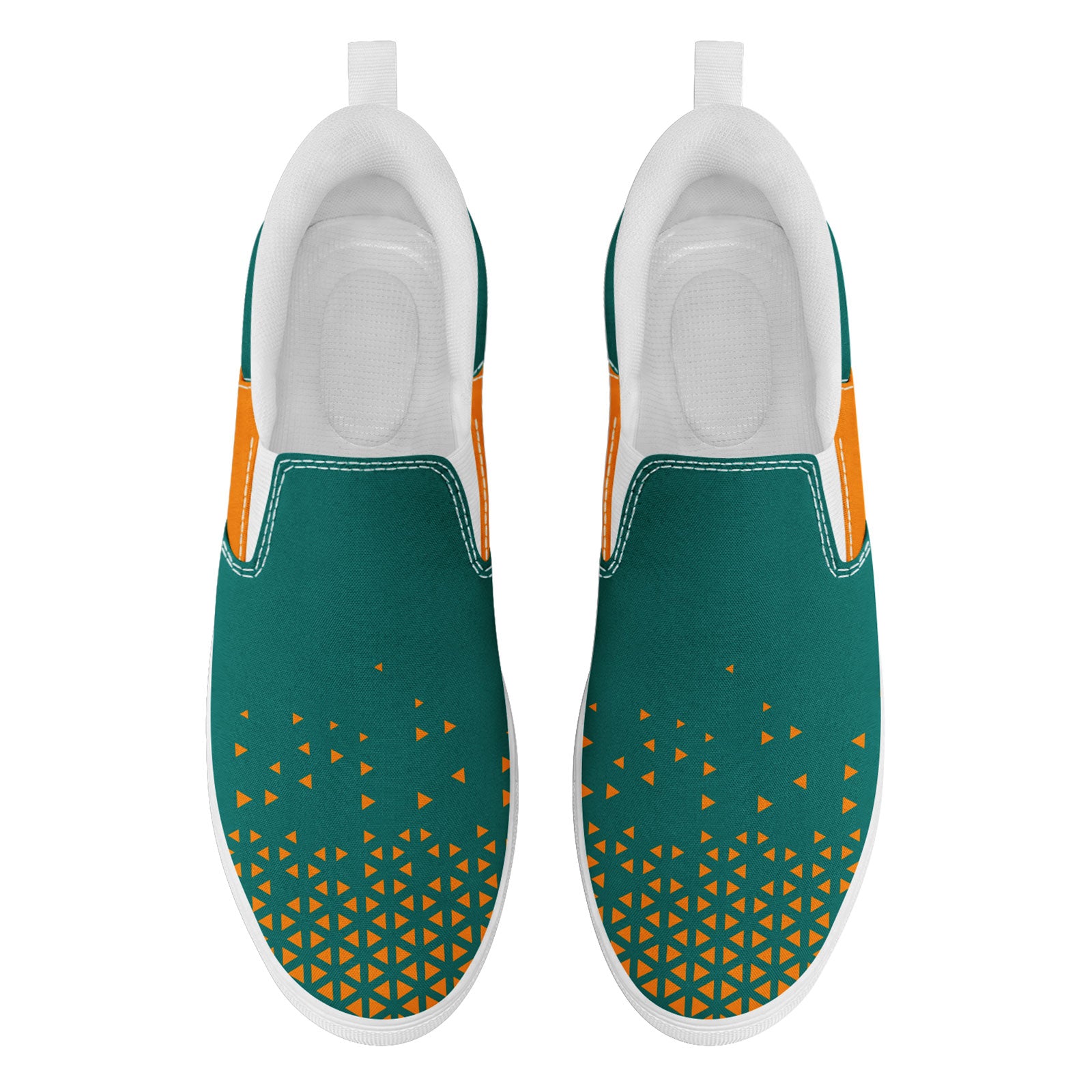Custom Canvas Sneakers Personalized Slip On Shoes FN071-E023042-6