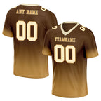 Custom Camel Fade Fashion Personalized Authentic Football Jersey FBJ02-D06093