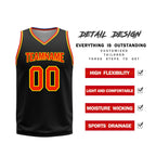 Custom Black Blue Orange White Oklahoma City City Edition Personalized Reversible Basketball Set Sports Basketball Jersey BBJ01R-D0610-21