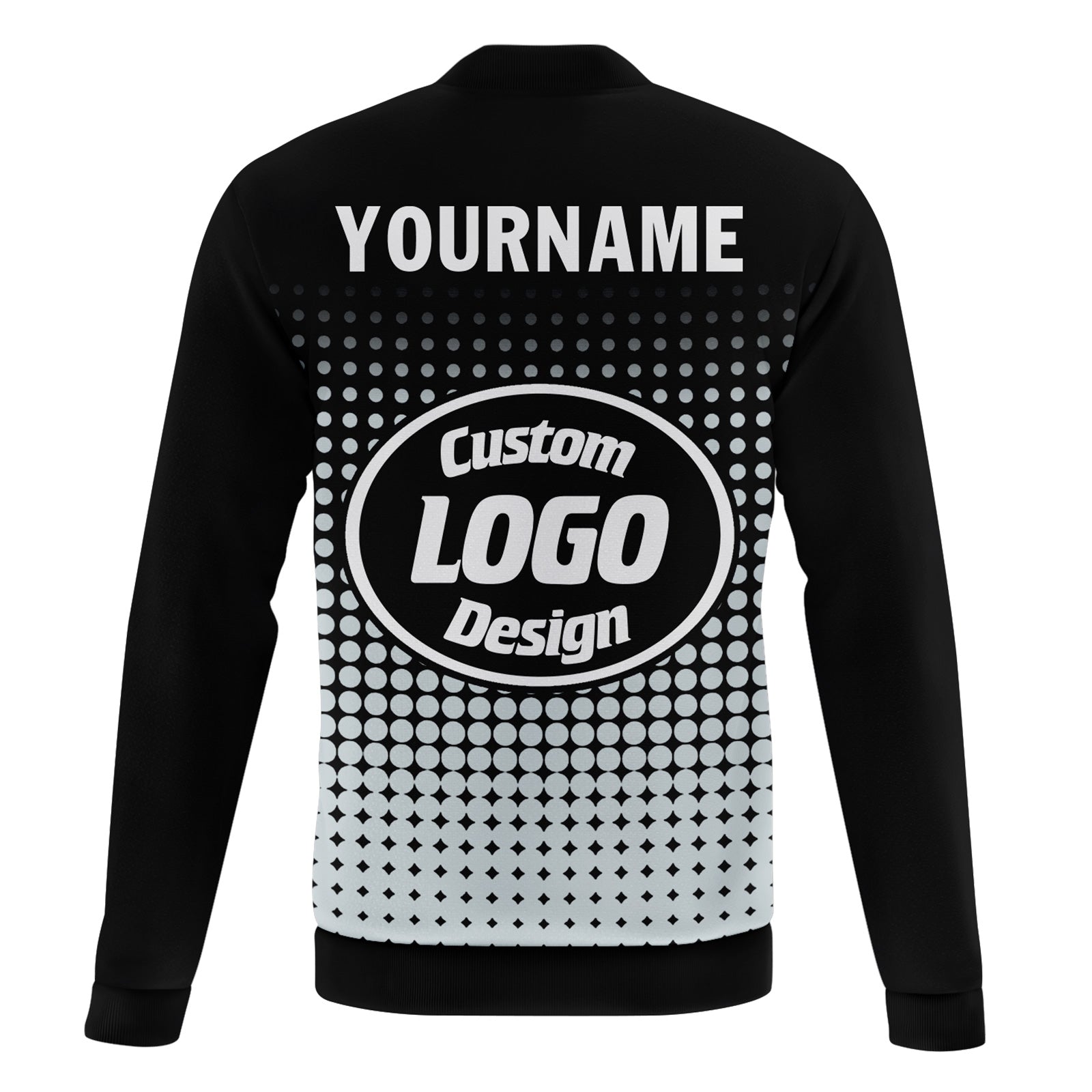 Custom Jacket Bomber Full-Snap Varsity Letterman Personalized Jacket PR092-D020346-3