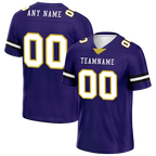 Custom Purple Classic Style Personalized Authentic Football Jersey FBJ02-bd0a70cb