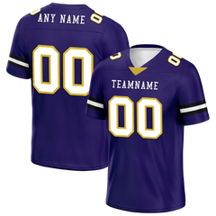 Custom Purple Classic Style Personalized Authentic Football Jersey FBJ02-bd0a70cb