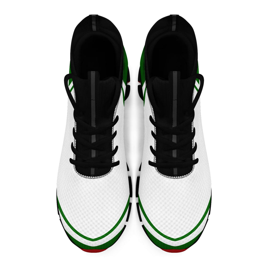 Custom Green White Maxsoul Shoes Personalized Sneaker FN030XD-D020388-20