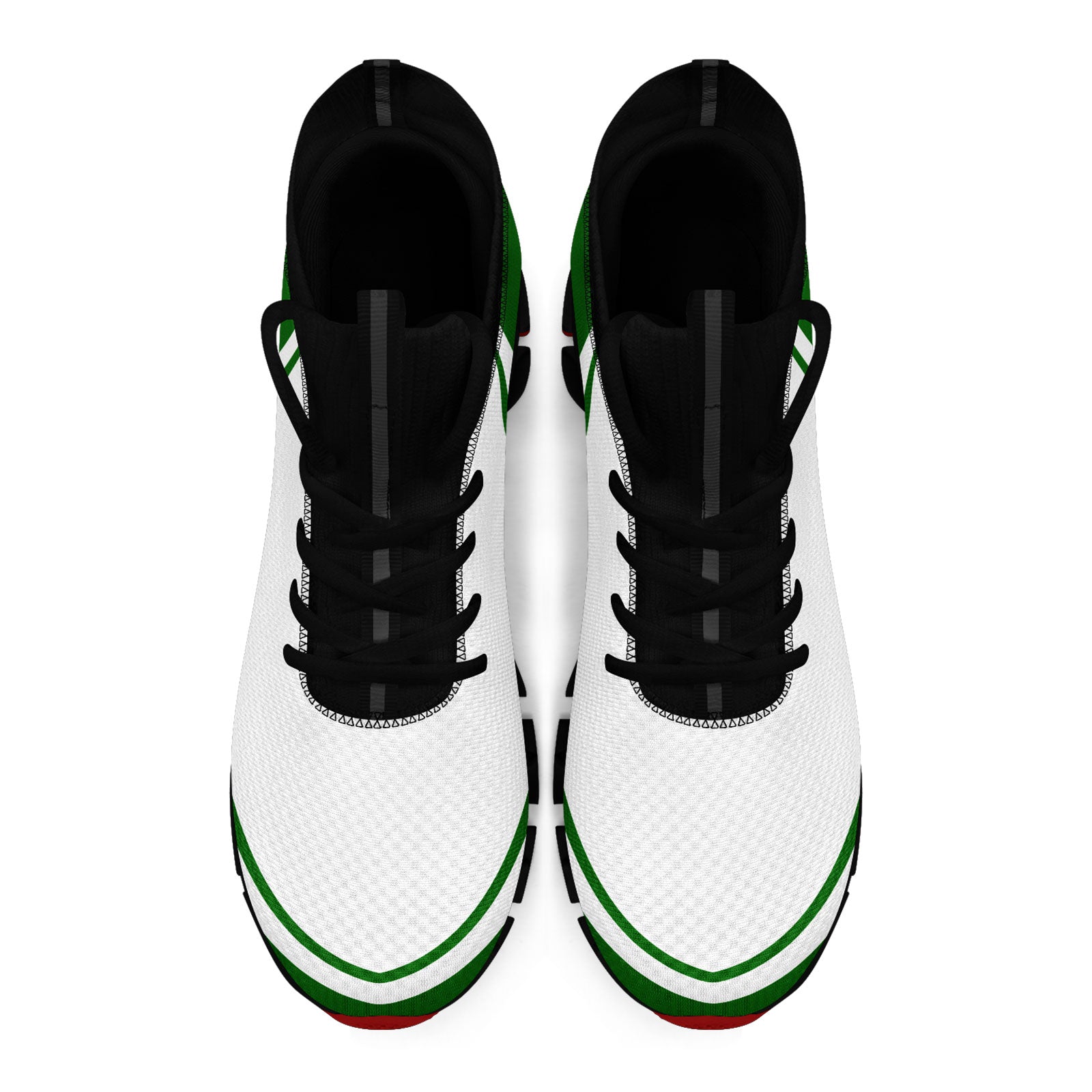 Custom Green White Maxsoul Shoes Personalized Sneaker FN030XD-D020388-20