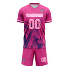 Custom Pink Soccer Sets Jersey Personalized SCJ101-D28034
