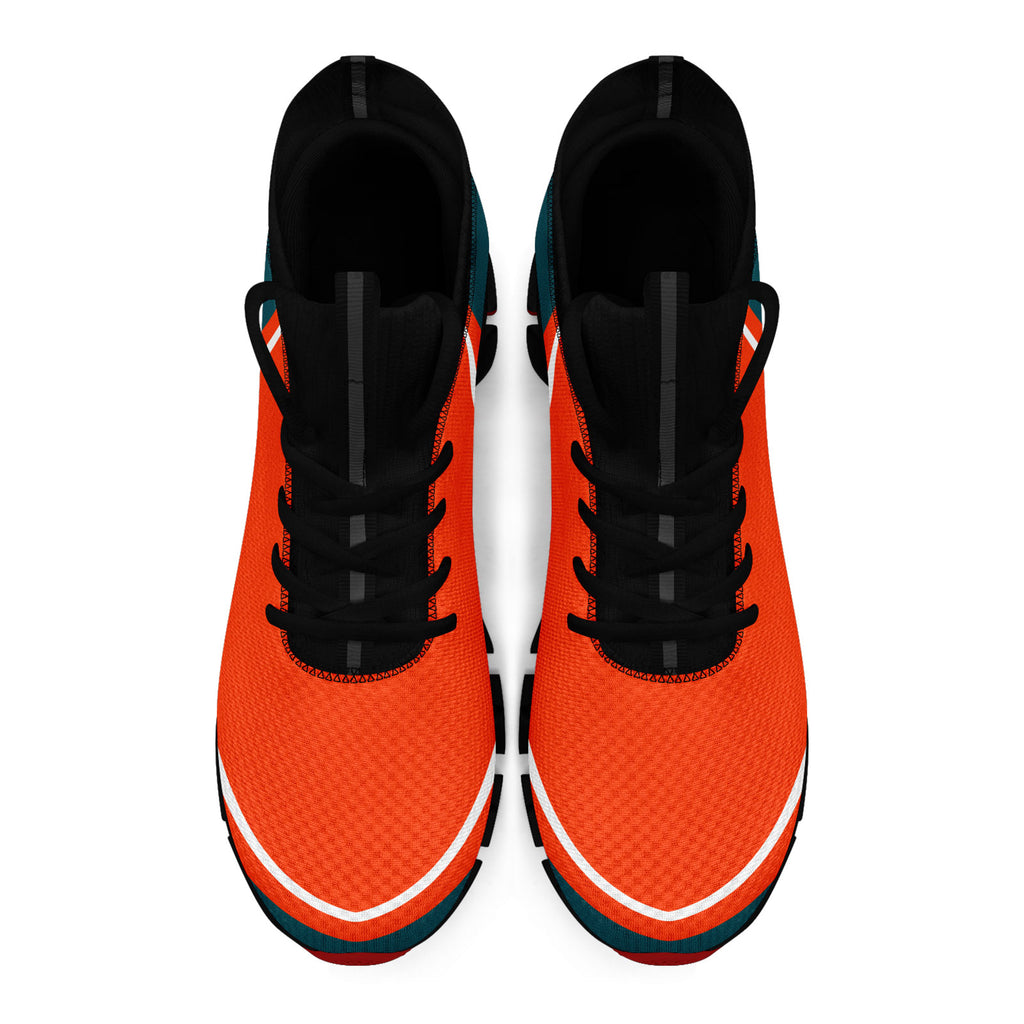 Custom Green Orange Maxsoul Shoes Personalized Sneaker FN030XD-D020388-6