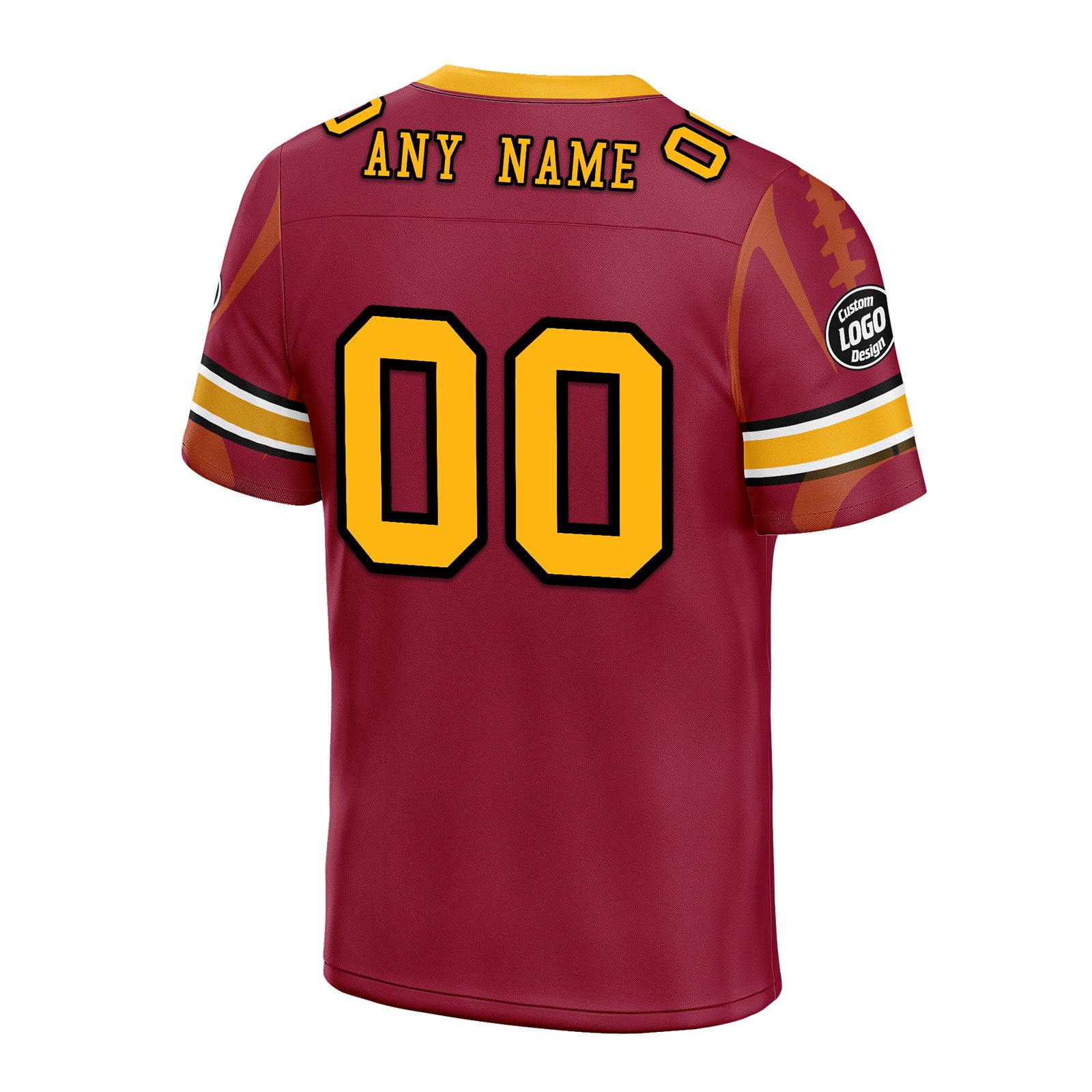 Custom Red Arizona Personalized Authentic Football Jersey FBJ02-D025033-1