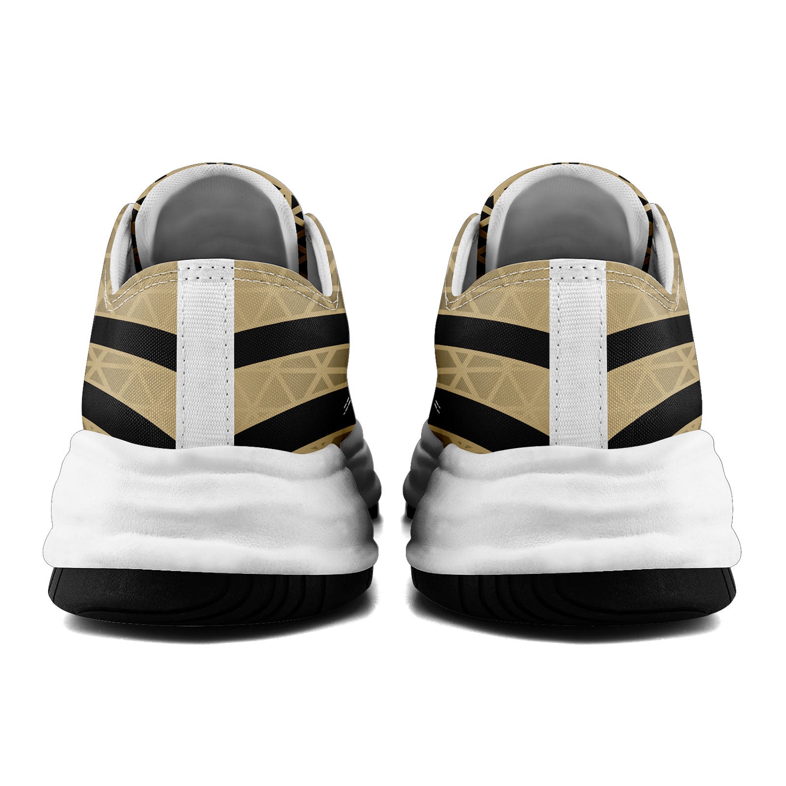 Custom Beige Black Louisiana Football Jersey and Sports Shoes Combo Offer Personalized Combo ZH-D023031-19