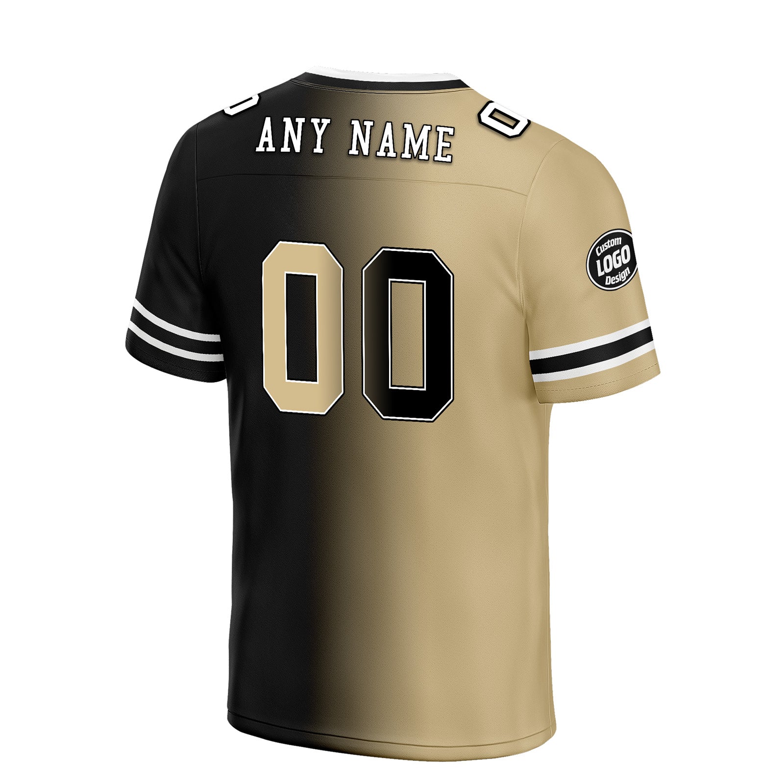 Custom Black Yellow Louisiana Personalized Authentic Football Jersey FBJ02-D028017-10